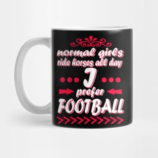 American football girl tight end receiver Mug